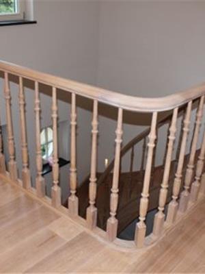 Balustrade met gedraaide balusters