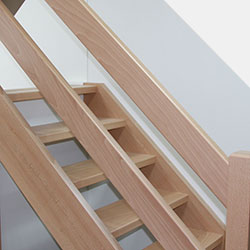 Balustrade met langse planken